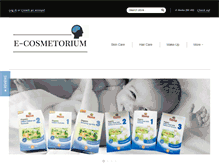 Tablet Screenshot of e-cosmetorium.com